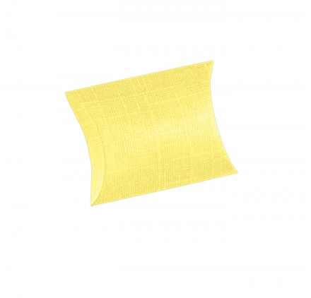 Caixa para brinde almofada seta giallo 70x70x25mm