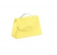 CARTELLA seta giallo 85x30x55