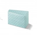 Fetta Torta  quadri celeste 80x45x50