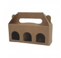 Caixa para brinde - Miniatura 3 Frascos 138X45X60mm