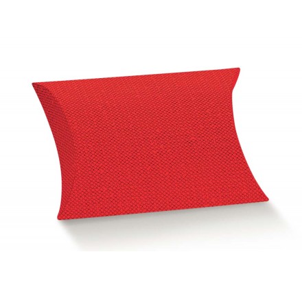 Caixa para brinde - Almofada Lino Rosso 100x100x35mm