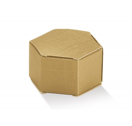 Caixa para brinde - Esagono 60X30 SETA ORO