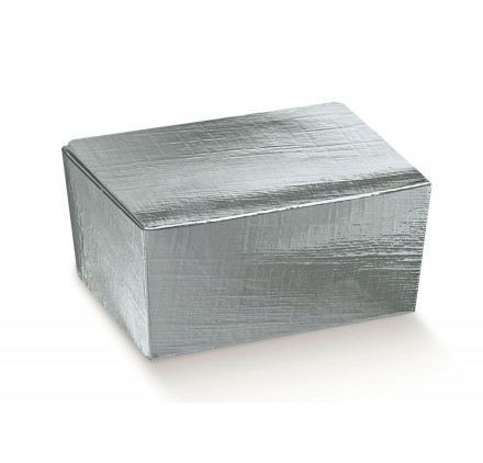 Scatola per regalo - BALLOTT.140X90X60 SETA ARGEN