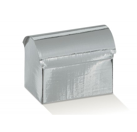 Scatola per regalo - COFANET.100X70X75 SETA ARGEN