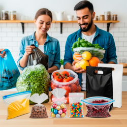 Sacchetti di plastica personalizzati | Sacchetti biodegradabili | Sacchetti promozionali
