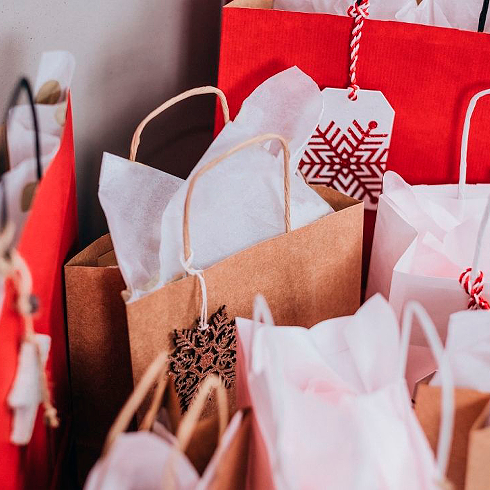 Papel de seda para decoração de sacos de papel 