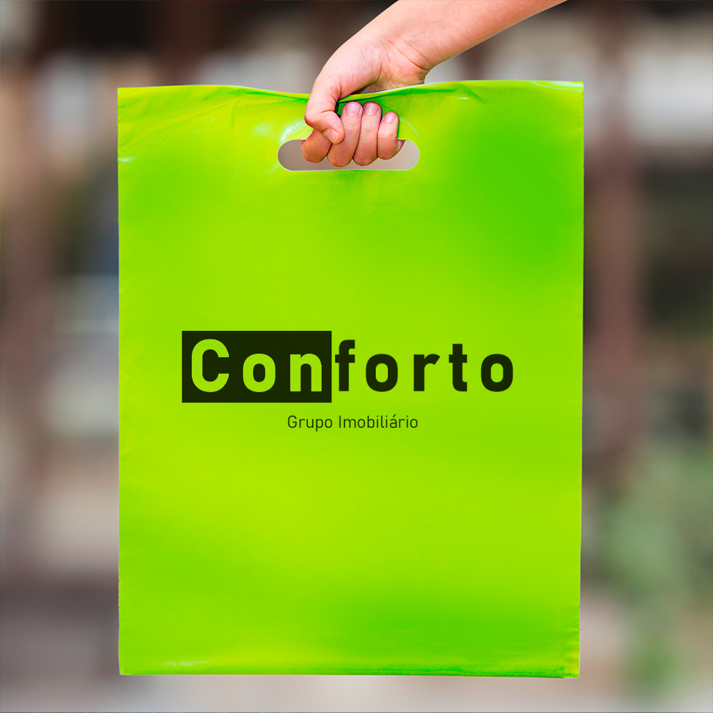 Saco plástico personalizado com impressão