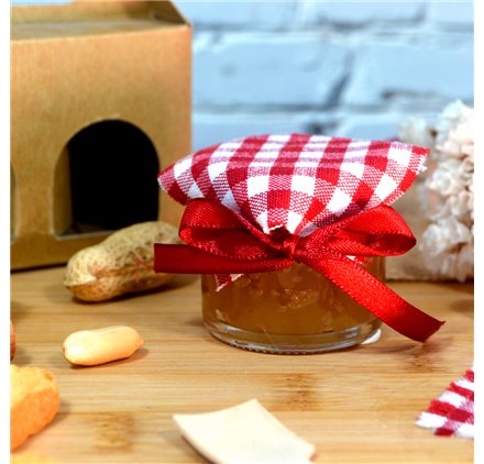 Barattolo di vetro per marmellata 30ml con Coperchio...